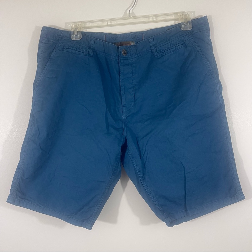 Paperbacks Blue Cotton Shorts Size 38